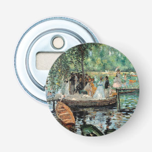 La Grenouillère Auguste Renoir Button Flesopener