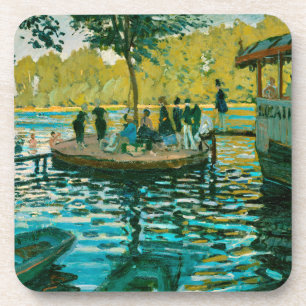 La Grenouillere - Claude Monet - 1869 Bier Onderzetter