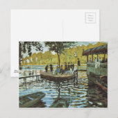 La Grenouillere - Claude Monet Briefkaart (Voorkant / Achterkant)