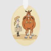 La grosse femme drôle de cheval de bande dessinée (dos)