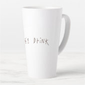 La grosse tasse de latte à boire de maman (Angle droit)