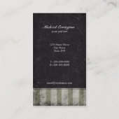 La grunge neutre de couleurs barre des cartes de (Dos)