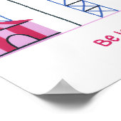 "La guérison n'est pas linéaire" Affiche de sensib (Coin)