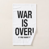 La guerre est finie (Serviette à main)