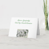 La guirlande nuptiale Spirea fleurit la carte de (Dos)