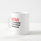 La guitare est la raison que je lève chaque tasse (Devant gauche)