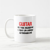 La guitare est la raison que je lève chaque tasse (Gauche)