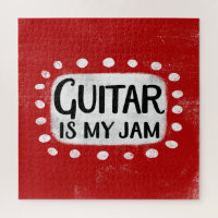 La Guitare Est Mon Jam Jigsaw Puzzle