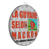 La Guyane selon Macron est une île Dartbord (Voorkant Links)