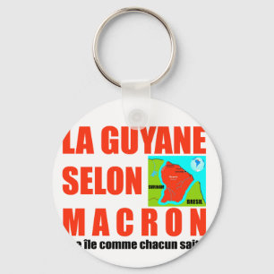 La Guyane selon Macron est une île Sleutelhanger