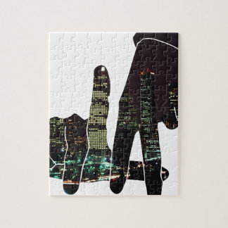 LA hands skyline Legpuzzel