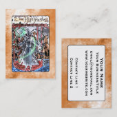 La haute carte de tarot de prêtresse (Devant / Derrière)