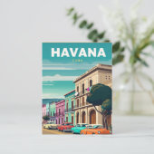La Havane, Cuba - carte postale vacances (Debout devant)
