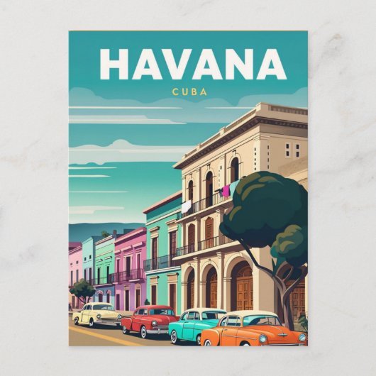 La Havane, Cuba - carte postale vacances (Devant)