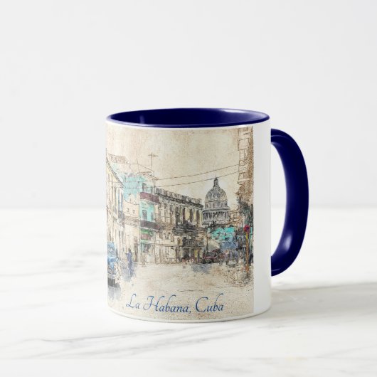 La Havane, Cuba Combo Mug (Devant droit)