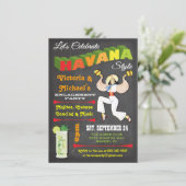 La Havane nuits Invitation de l'affiche cubaine (Debout devant)