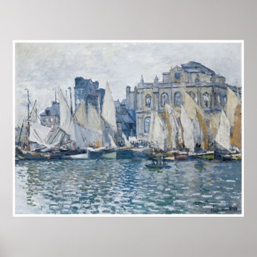 La Havre Museum door Monet Poster (Voorkant)