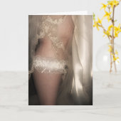 La jarretière de la carte de mariage de jeune mari (Fleur jaune)