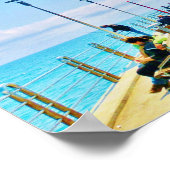 La jetée à Forte dei Marmi, Italie Poster Print (Coin)