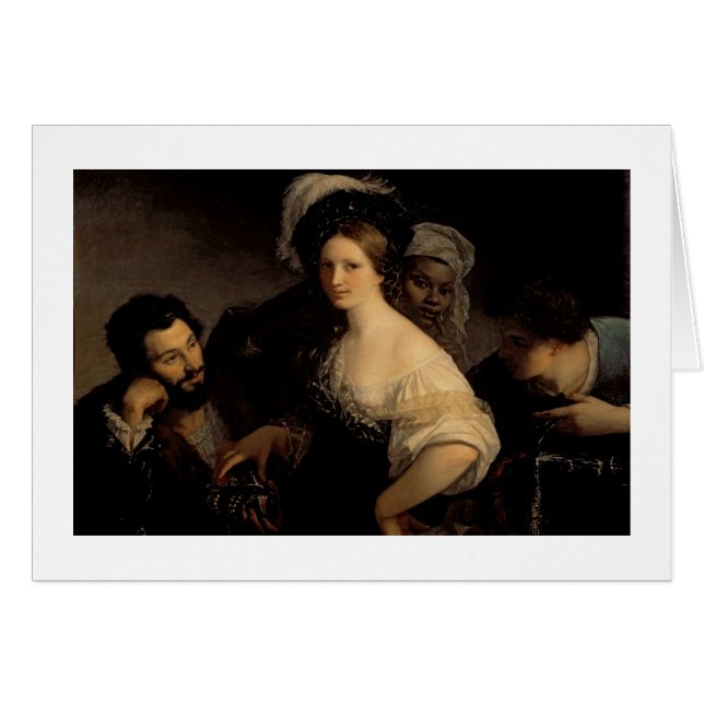 La jeune courtisane, 1821 (Devant horizontal)