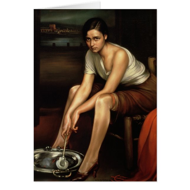 La jeune fille de attirance (Devant)