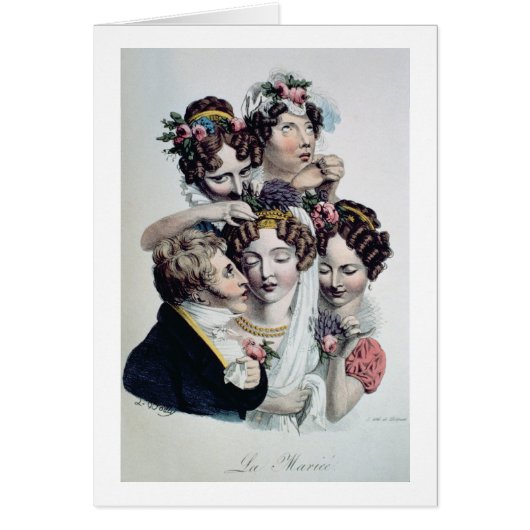 La jeune mariée, c.1820 (litho) (Devant)
