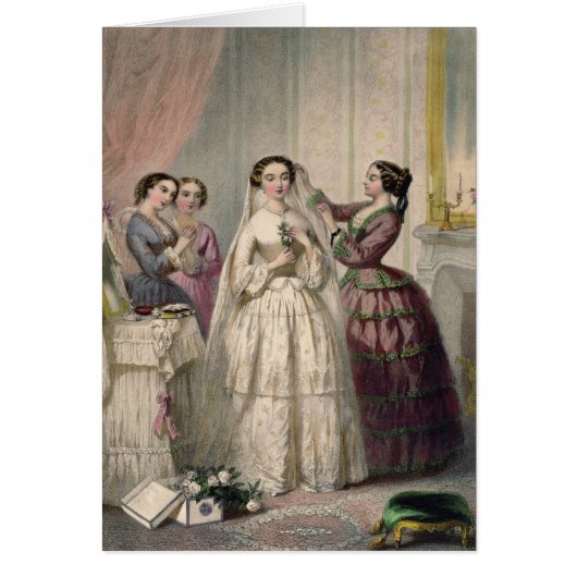 La jeune mariée, gravée par J. Battannier, 1852-53 (Devant)