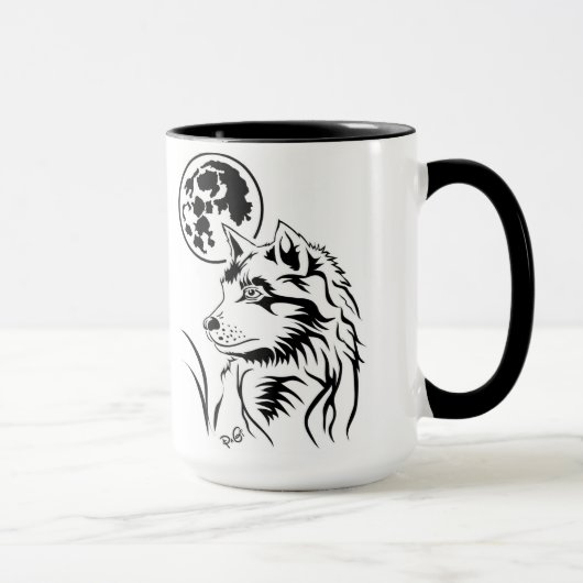La Jeune Tasse de loup rêveuse (Droite)