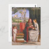 La Jeunesse de la Vierge Marie par Rossetti Carte (Devant / Derrière)