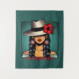 La Jíbaraza 10 – Puerto Rican Jíbara Art • Boricua Wandkleed