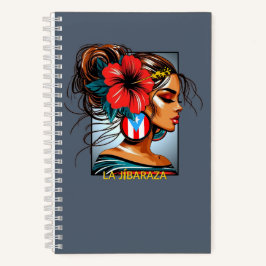 La Jíbaraza 11 – Puerto Rican Jíbara Art • Boricua Notitieboek