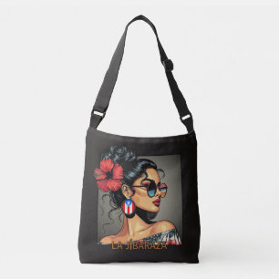 La Jíbaraza 12 – Puerto Ricaanse Jíbara Kunst • Bo Crossbody Tas