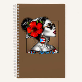 La Jíbaraza 13 – Puerto Rican Jíbara Art • Boricua Notitieboek