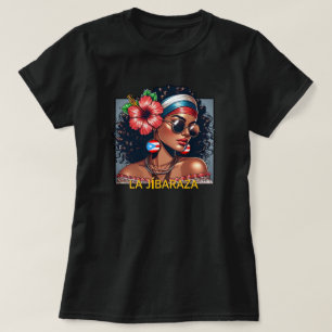 La Jibaraza 6 – Puerto Ricaanse Jíbara • Boricua T-shirt
