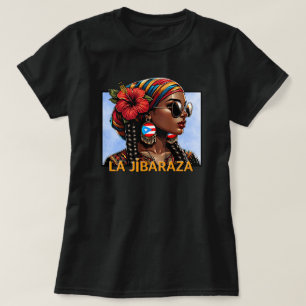 La Jibaraza 9 – Puerto Ricaanse Jíbara • Boricua T-shirt