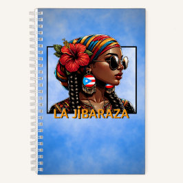 La Jíbaraza 9 – Puerto Rican Jíbara Art • Boricua Notitieboek