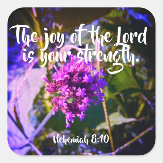 La Joie du Seigneur Stickers Écritures Chrétiennes (Devant)