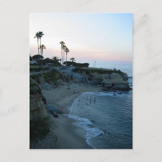 La Jolla Beach Sunset Custom California Cartes pos (Devant)