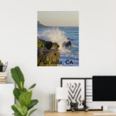 La Jolla, CA Poster (Thuiskantoor)