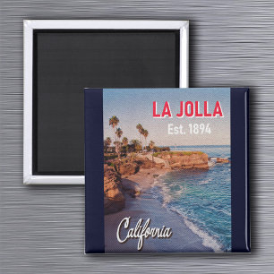 La Jolla California  Palm Trees Souvenirs Magneet