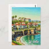 La Jolla California Reizen Briefkaart (Voorkant / Achterkant)