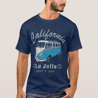 La Jolla California  Surf Van T-shirt