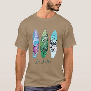 La Jolla California Surfboards T-shirt