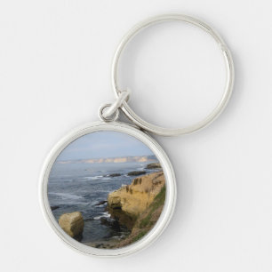 La Jolla Cove Beach Seabirds Custom Sleutelhanger