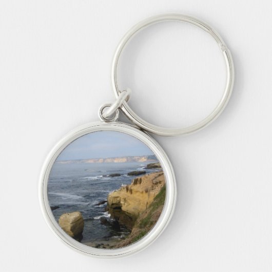 La Jolla Cove Beach Seabirds Custom Sleutelhanger (Voorkant)