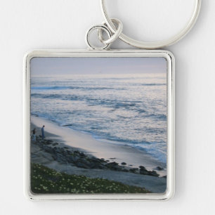 La Jolla Cove Beach Sunset Custom Sleutelhanger