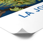 La Jolla Cove California Reisprint Poster (Hoek)