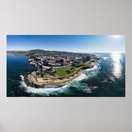 La Jolla Cove Panoramic Poster (Voorkant)