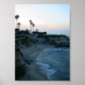 La Jolla Cove Sunset Custom Poster Art Print (Voorkant)