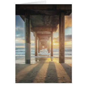 La Jolla, de piriem van de critici op zonsondergan